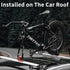 MUQZI Quick Release Fork Mount, Bike Car Roof Mount Rack Road Bicycle Fork Block Thru Axle Wheel Holder, Truck Bed Fork Mount with Installation Ad...