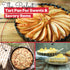 Tart Pan 9 Inch Removable Bottom- Carbon Steel Quiche Pan, Rust & Temperature Resistant Quiche Baking dish 550-600 °F- Non-Stick, Sturdy & Dishwas...