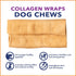 Pet Factory CareChewz Collagen 6-7" Large Wraps Dog Chew Treats - Chicken Flavor, 2 Count/1 Pack...