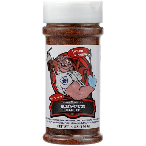 Code 3 Spices Rescue Rub, 6.5 Oz...