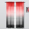 KOUFALL Red Curtains for Kids Bedroom 2 Panels,Sheer Gamer Curtains for Boys Room,63 Inch Length...