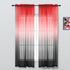 KOUFALL Red Curtains for Kids Bedroom 2 Panels,Sheer Gamer Curtains for Boys Room,63 Inch Length...