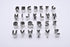 SurgeHai 26-Piece Small Alphabet Cutters Set (A - Z), Stainless Steel Decorating Tools Letters Fondant Cutters...