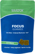 Soultox Focus Lion's Mane Gummies - Citrus Flavor - Vegan Formulation with Organic Lions Mane and Cordyceps - Enhance Memory, Focus and Energy - C...