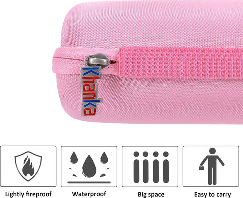 Khanka Hard Travel Case for Ortizan Portable Bluetooth Speaker, IPX7 Waterproof Wireless Speaker, Case Only (Pink)......