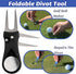 Golf Towel Set, Golf Club Cleaning Kit - 3 Microfiber Waffle Pattern Golf Towels & Golf Club Brush Groove Cleaner & Divot Repair Tool, Golf Towels...