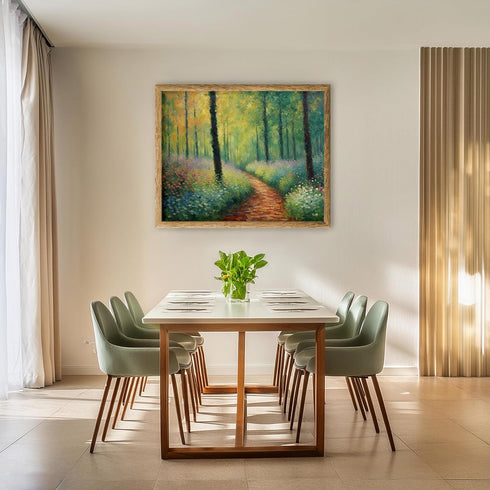 Posterizer 1 pcs- beautiful jungle trees scenary landscape 2-Landscape & Nature Art-Floral Botanical Art- Decor for Home & Office- unframed wall a...