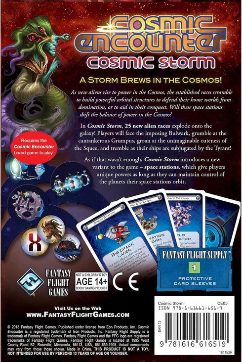 Cosmic Storm Board Game EXPANSION - Classic Strategy Game of Intergalactic Conquest for Kids and Adults, Ages 14+, 3-5 Players, 1-2 Hour Playtime,...