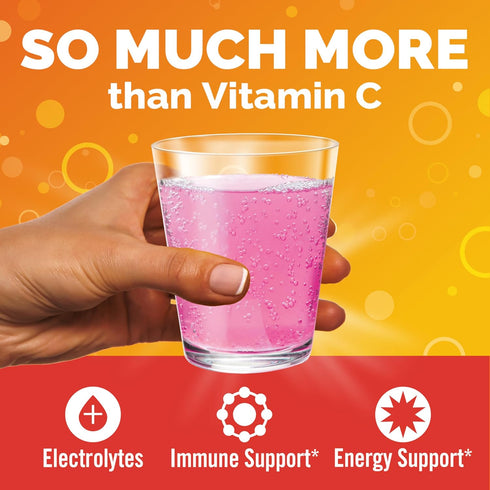 Emergen-C 1000mg Vitamin C Powder, with Antioxidants, B Vitamins and Electrolytes, Vitamin C Supplements for Immune Support, Caffeine Free Drink M...