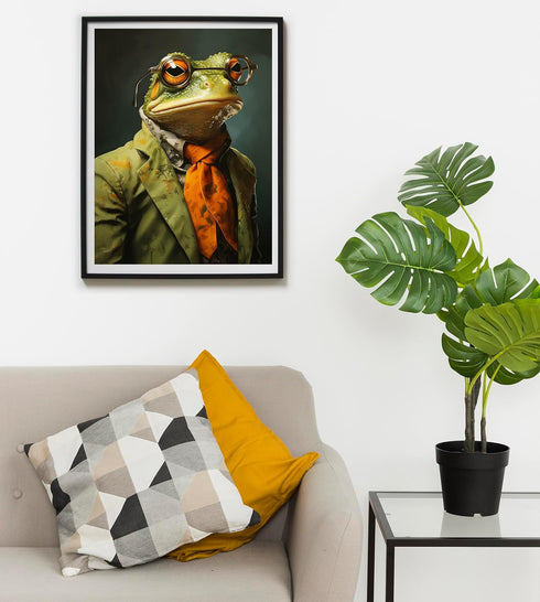 SKRYUIE Paint by Numbers Frogs for Adults, Acrylic Oil Painting by Numbers Kits Suits for Beginner with Paintbrushes Brushes Paintwork Art Crafts ...