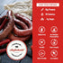 Aufschnitt Grass Fed Beef Jerky Sticks - Low Sodium, Certified Kosher - Made in USA - Keto & Halal Friendly - 6 Pack, Spicy...