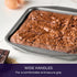 Circulon 51135 Total Nonstick Baking Pan / Nonstick Cake Pan, Square - 9 Inch, Gray...