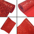 Sparkly Red Chunky Glitter Fabric Roll 12 x 52 inch Shiny Solid Color Christmas Faux Leather for Cricut Bows Earrings Key Chains (17032#5)...