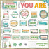 Affirmation Station Bulletin Board Set Cactus Motivational Posters for Classroom You Are Positive Accent Cutouts Inspirational Decoration for Home...