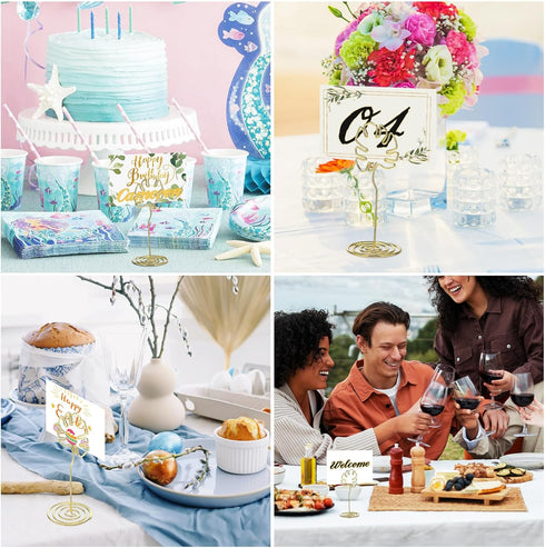 Table Number Holders, Place Card Holders, Picture Holders for Tables, Photo Holders for Tables, Small Table Card Holders for Centerpieces, Wedding...