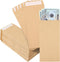 Joyberg 120 PCS Money Envelopes for Cash Kraft Paper, 6.5”x3.2” Small Cash Envelopes for Money Self-Adhesive, Money Saving Challenge Coin Envelope...