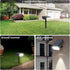 Solar Spot Lights Outdoor,72 LEDs Solar Spotlight,IP65 Waterproof Solar Landscape,High Brightness Garden Courtyard Solar Street Light?Outdoor Sola...