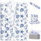 JarThenaAMCS 100 Sheets Ocean Tissue Paper Blue Sea Shell Starfish Gift Wrapping Paper Coastal Beach DIY Art Craft Tissue for Wedding Birthday Sum...