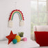 NoJo Little Love Rainbow Tapestry Red, Pink, Yellow, Blue and White Yarn Wall Décor...
