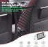 1 PC Car Front Seat Pet Barrier Net, 11.4 x 10.2 Dog Anti-Falling Retractable Elastic Protector, Doublelayer Thick Mesh Ventilable Visible Safety ...
