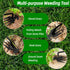 Weed Remover Tool, 2024 New Hand Weeder Tool - Multifunctional 4 Teeths Garden Weeding Tool Premium Uprooting Weed Puller, Dual Purpose Stainless ...