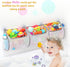 Bathtub Toy Holder?Prevent Spots?Bath Toy Storage Bath Toys for Kids Ages 4-8 30“x8.7”Mesh Bath Toy Holder?let Baby Bath Toys Quick Drying…...