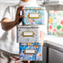 Jot & Mark Decorative Recipe Tin Box for Recipe Cards, Greeting Card Holder | Holds Hundreds of 4? x 6? Cards (Delphina)...