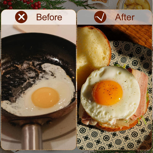 Egg Rings,Stainless Steel Griddle Frying Egg with Silicone Handle,Nonstick Egg Cooking Rings,Omelet Ring,Pancake Ring Round Cooking Rings Molds Fo...