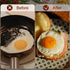 Egg Rings,Stainless Steel Griddle Frying Egg with Silicone Handle,Nonstick Egg Cooking Rings,Omelet Ring,Pancake Ring Round Cooking Rings Molds Fo...
