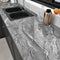Grey Silver Marble Contact Paper for Countertops Waterproof Marble Peel and Stick Wallpaper Kitchen Countertop Contact Paper for Bathroom Cabinets...