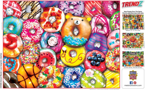 MasterPieces 300 Piece EZ Grip Jigsaw Puzzle - Donut Resist - 18"x24"...
