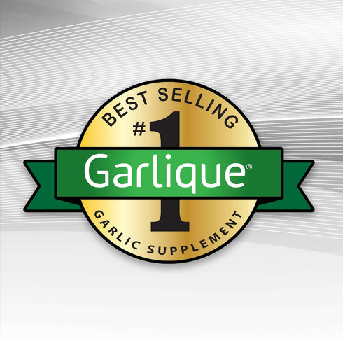 Garlique Garlic Extract Supplement, Healthy Cholesterol Formula, Odorless & Vegan-Friendly, 60 Caplets...