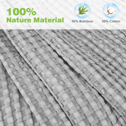 Maliton Waffle Baby Blanket for Boys Girls, Breathable Soft Cotton Baby Blankets, Neutral Baby Nursery Swaddle Blankets, Lightweight Throw Blanket...