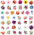 200PCS Flower Stickers Pack Vinyl Decals for Water Bottles Hydroflask Book MacBook Laptop Phone Case...