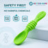 Premium Silicone Baby Spoons - 6 Pack, Self Feeding Training Spoons for Infants & Toddler, First Stage Chewable Baby Led Weaning Utensils, Dishwas...