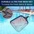 Ultra Fine Mesh Pool Skimmer Net with Aluminum Frame, Aluminum Pool Net for Cleaning Efficiently, Durable Pool Skimmer Net Fine Mesh Ideal for Fin...
