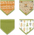 DREAMS & DIMPLES Muslin Baby Bibs with Adjustable Nickle Free Snap Button Cotton Bib 4 Pack Bandana Bib for Newborn - Toddler...