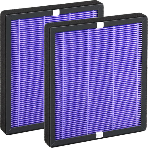 R1 HEPA Filter Replacement Compatible with YIOU R1 P1802 and Elechomes P1801, Deep Purple, 2 Pack...