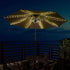 Patio Umbrella Lights Cordless Lighting with Remote Control 8 Brightness Mode LED Patio Light Wireless Battery Operated Waterproof for Patio Backy...