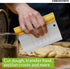 Urbanstrive Bench Scraper for Baking, Stainless Steel Dough Cutter and Scraper Tool Kitchen, Kitchen Scraper Food Scraper Tool Pizza Cutter Food C...