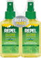 Repel Plant-Based Lemon Eucalyptus Insect Repellent, Mosquito Repellent, Pump Spray, 4 Ounce, (Pack of 2)...