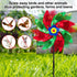 timecity 4 PCS Pinwheels Red Green Wind Spinners 9.5inch Sparkly Garden Pinwheel Reflective Windmills Scare Birds Animal Away Spinner for Yard and...