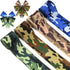 4Rolls 20 Yards Camouflage Print Wired Edge Ribbon, 2.5 Inch Wide Camo Polyester Ribbon for Gift Wrapping Wreaths Bow Making for Birthday Retireme...