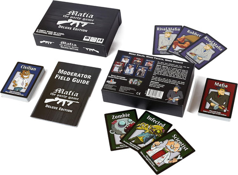 Apostrophe Games Mafia The Party Game Deluxe Edition – A Game of Lying, Bluffing and Deceit– Card Game, Adults and Teens – Board Game...
