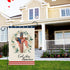 God Bless America 4th of July Garden Flag 12x18 Inch Double Sided, Patriotic Religious Cross Yard Flags Independence Day Daisy Flower Yard Banner ...