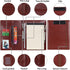 Wonderpool A5 PU Leather Clipboard Partfolio Recipe Binder Notepad Forms Holders Document Case - Interview Planner Meeting Writing Padfolio File f...