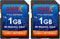 AlphX 1gb SD Secure Digital Memory Cards, Pack of 2 - Compatible with all Digital Cameras...