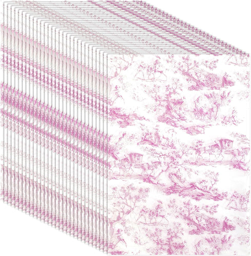 30 Sheets Tissue Paper, 20x14 Inch Wrapping Tissue Paper Decorative Tissue Paper Retro Print Tissue Paper for Weddings Birthday Baby Shower DIY Cr...