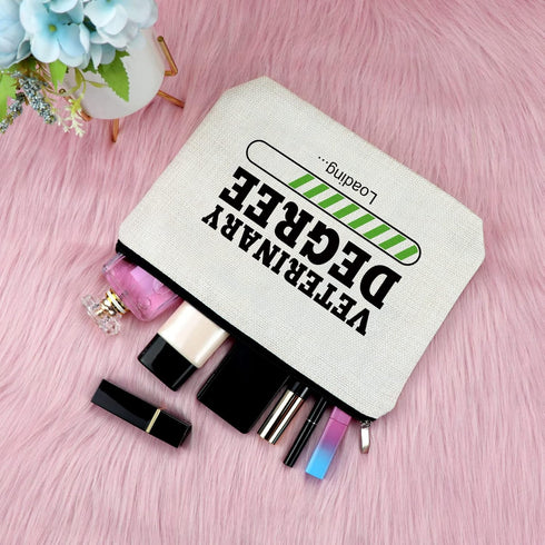 Veterinarian Graduation Gifts Veterinary Technician Makeup Bag Vet Tech Gift for Women Cosmetic Bag Best Veterinarian Gift Thank You Gift for Vet ...