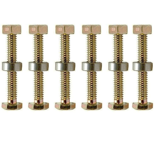 6-Pack 1501216MA Shear Pin Bolt Kits Compatible with Murray AYP Craftsman 1501216 9524MA 301172 722130 301172MA Snow Throwers Snowblower...